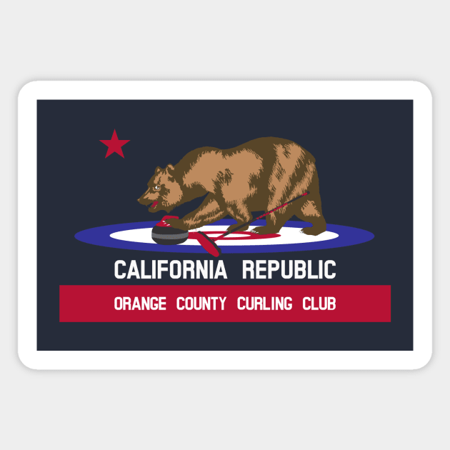 OC Curling Bear - Light Text Sticker by occurlingclub